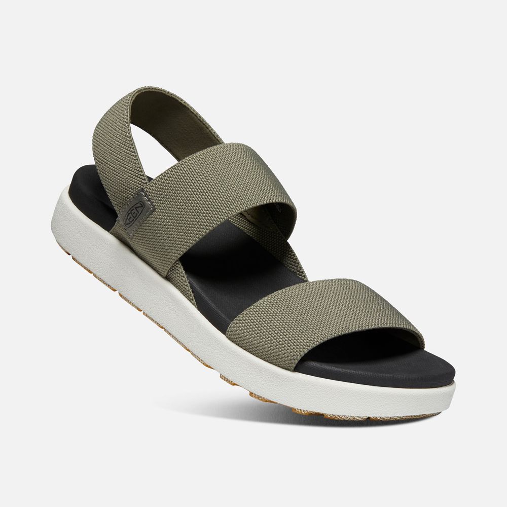 Sandalias de playa Keen Mexico Verde Oliva - Mujer Elle Backstrap - KJ3658712